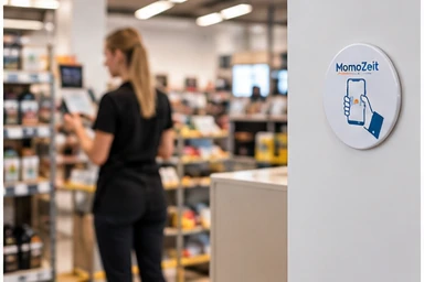 Digitale Zeiterfassung mit MomoZeit an wechselnden Einsatzorten